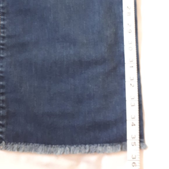 Eddie Bauer Slightly Curvy Slim Straight Cropped Jeans Size 16 - Picture 13 of 13